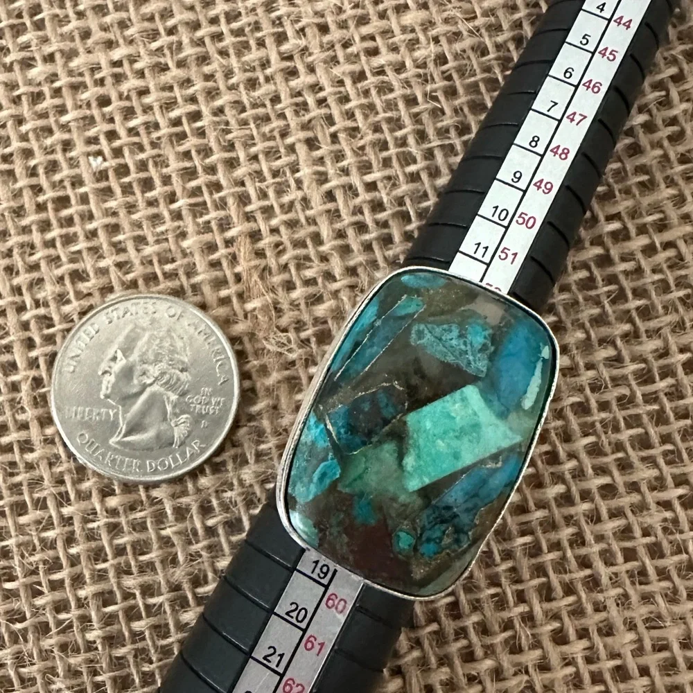 Turquoise Composite Stone Ring